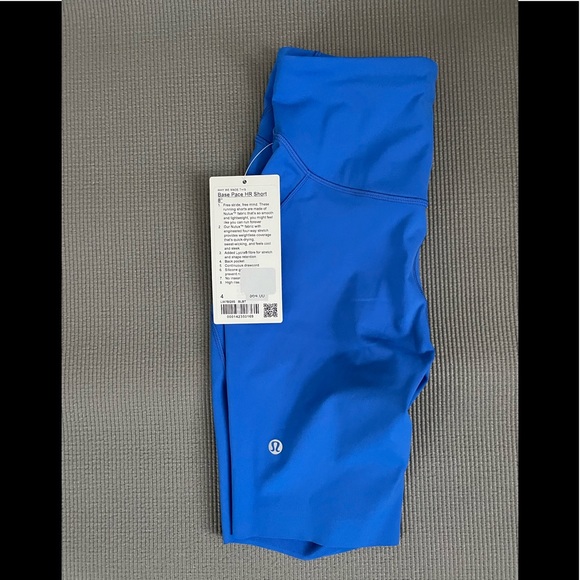 lululemon athletica Pants - NWT LULULEMON BASE PACE HIGH-RISE SHORT 8" Blazer Blue Tone 4